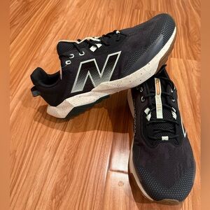 New Balance Black and White Athletic Shoes